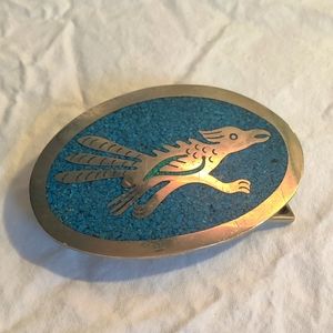 Vintage roadrunner belt buckle